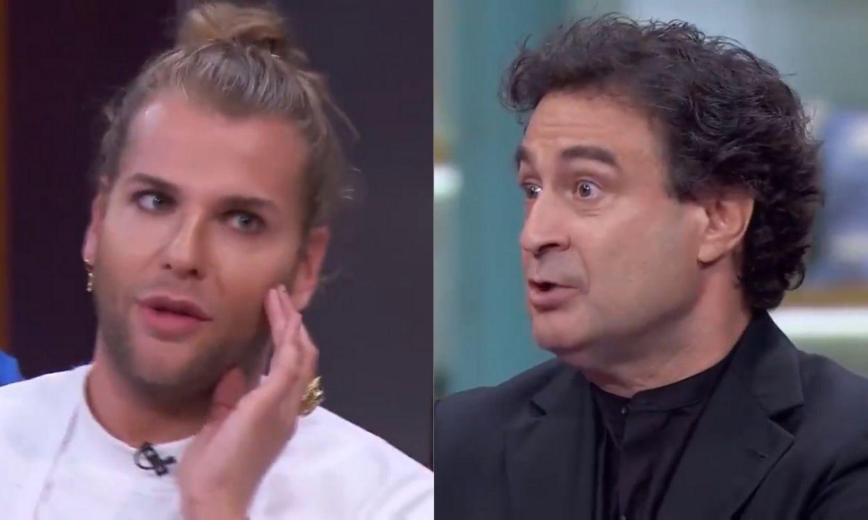 Pepe Rodríguez y Eduardo Navarrete en 'MasterChef'. TVE.