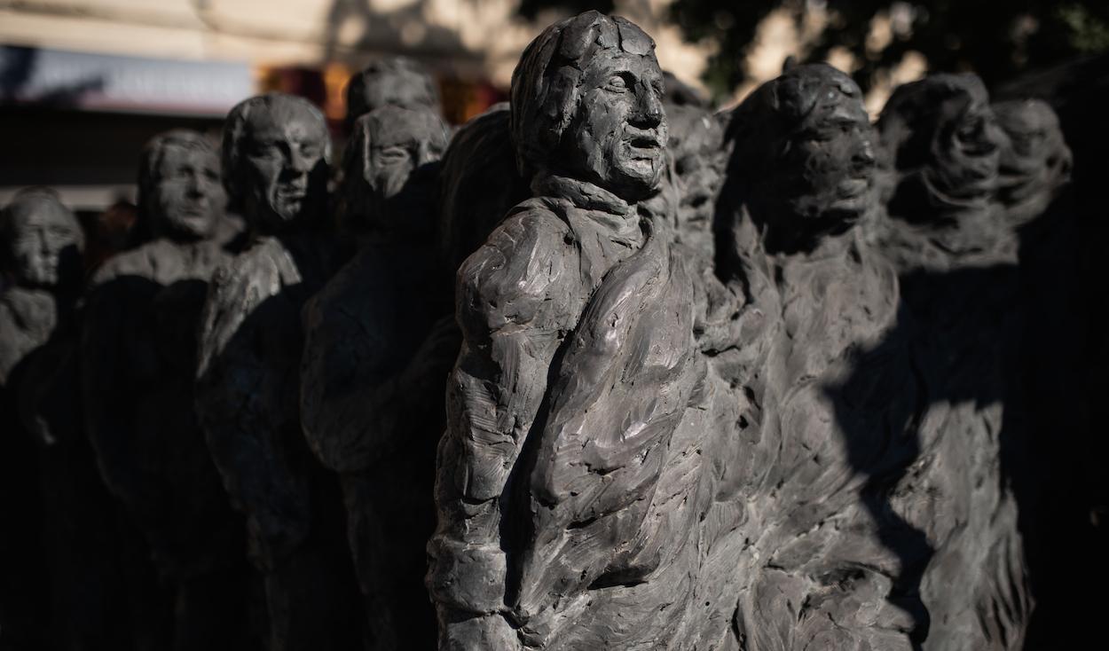 Monumento en Madrid a las víctimas del terrorismo. ALEJANDRO MARTÍNEZ VÉLEZ/EP