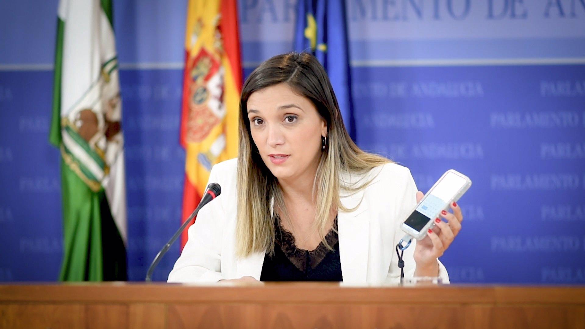 María Márquez, portavoz adjunta del grupo socialista en Andalucía. 