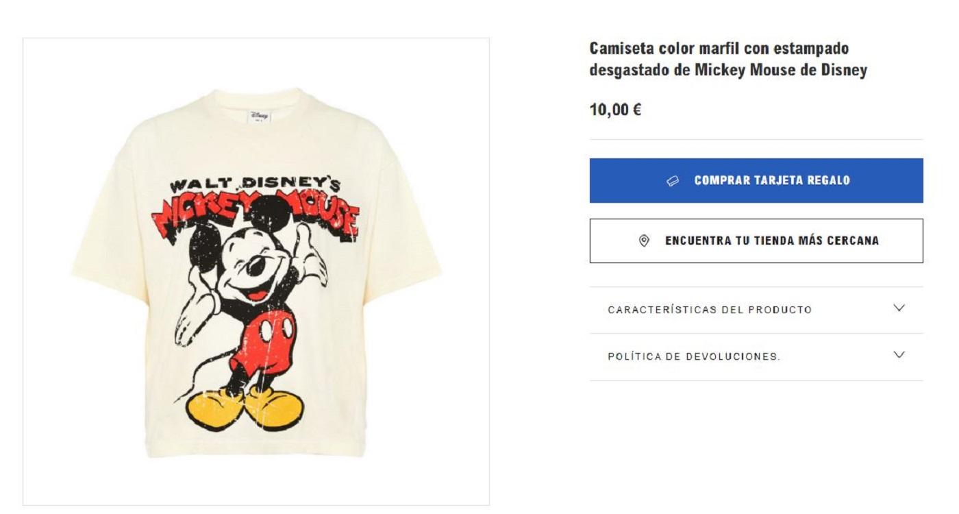 Camiseta Primark Mickey Mouse. Primark