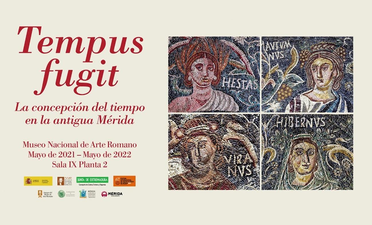Cartel exposición Tempus Fugit Mérida