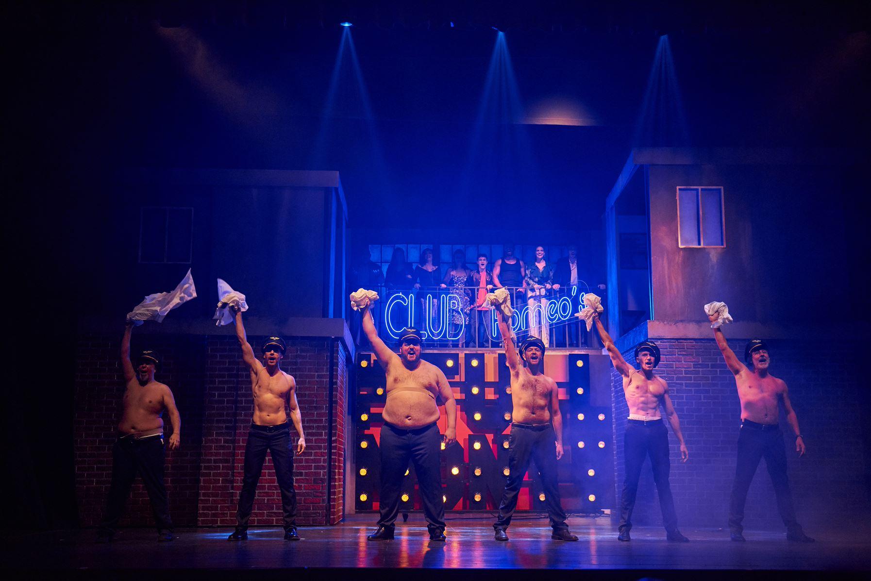 Imagen del musical The Full Monty.