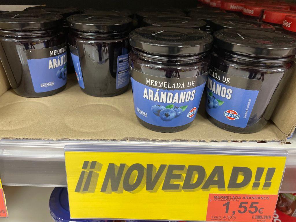 Mermelada de arándanos