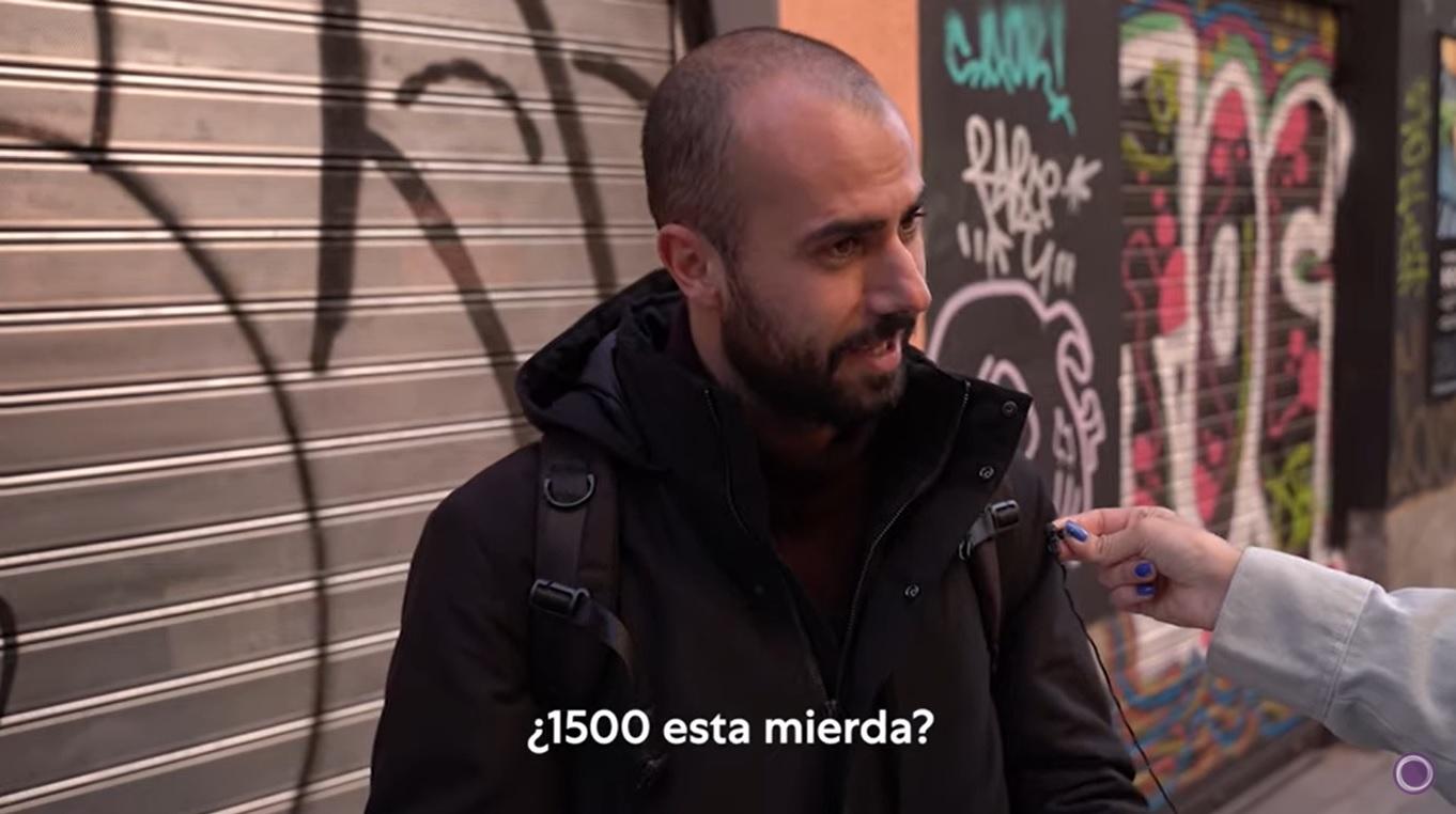 Imagen del vídeo de Unidas Podemos que habla del precio del alquiler.