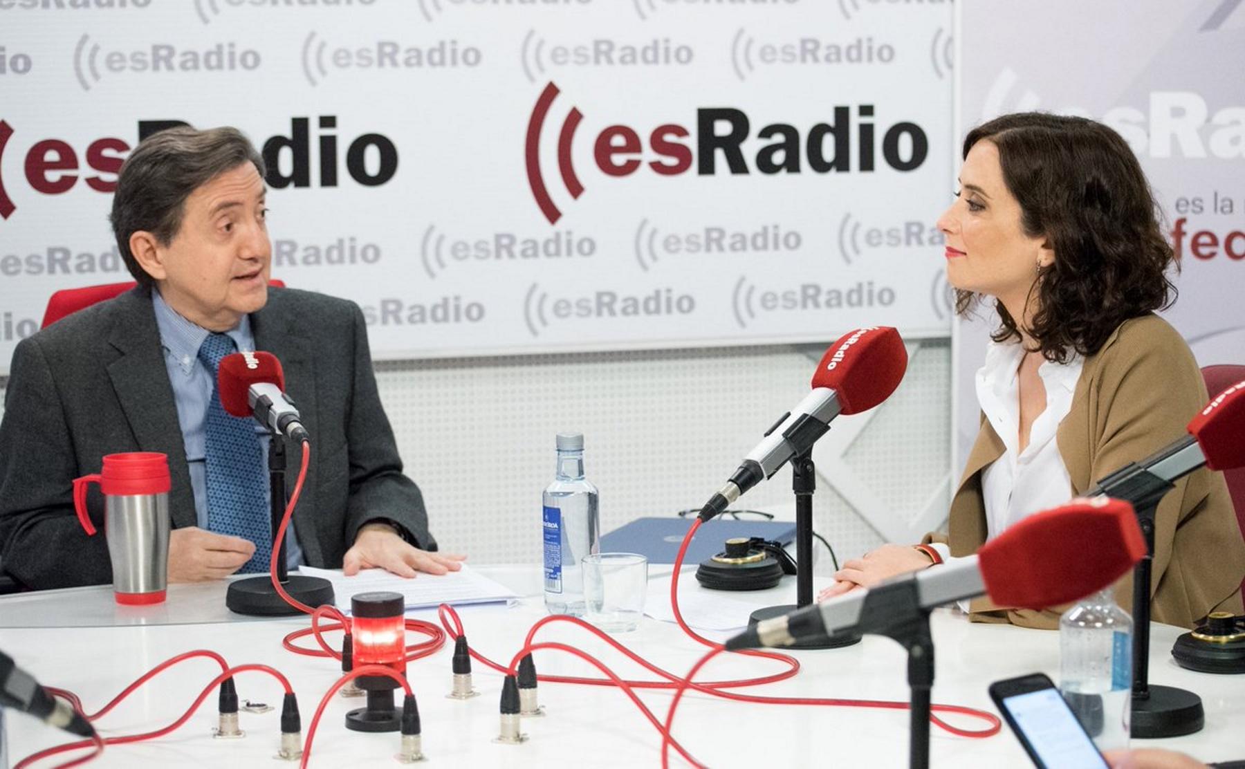 Federico Jiménez Losantos entrevista a Isabel Díaz Ayuso.