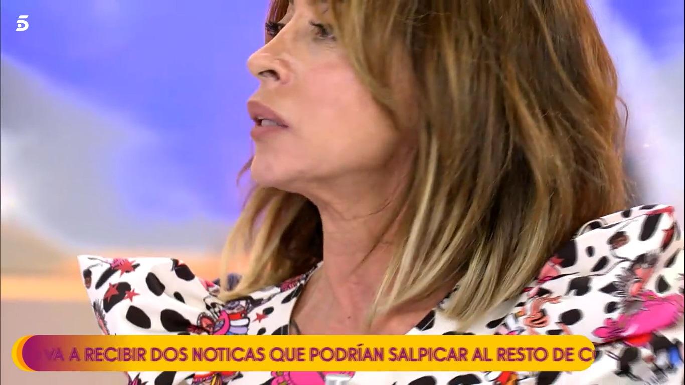 María Patiño responde a Rocío Flores. Telecinco.