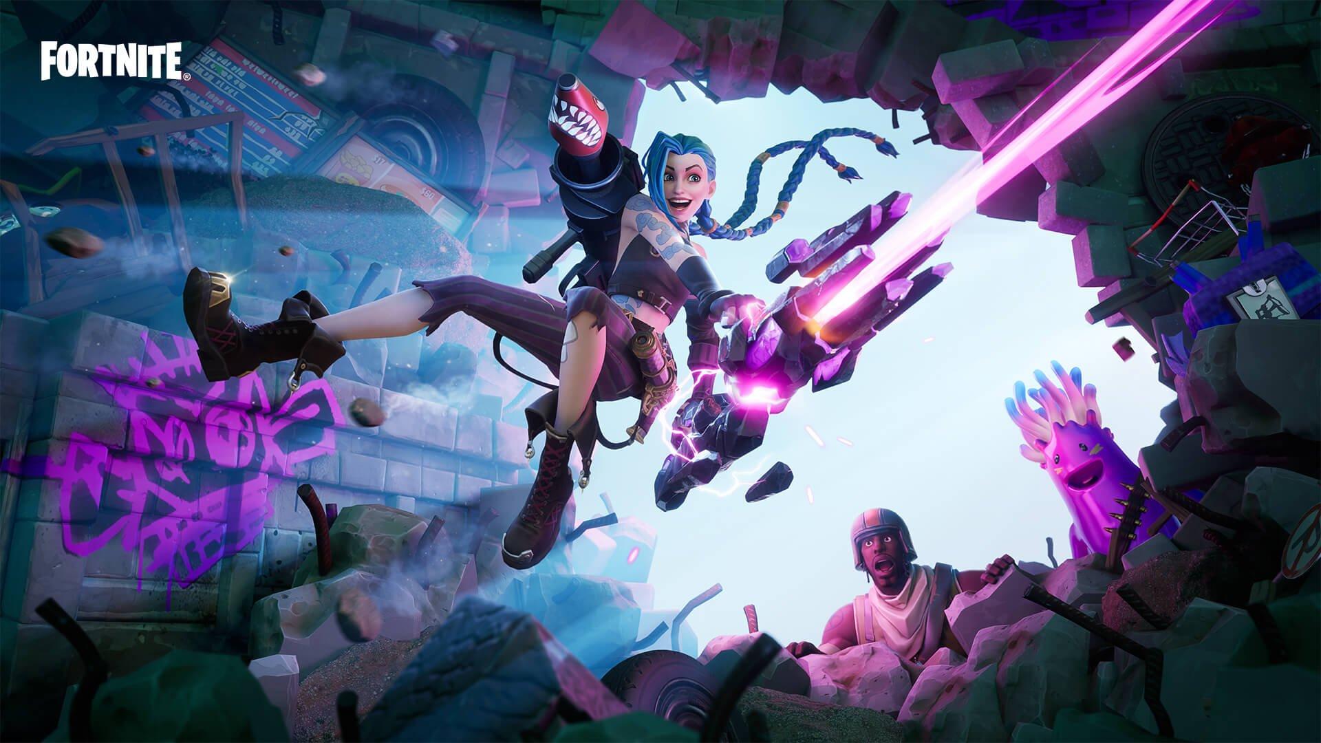 Imagen promocional de Jinx en Fortnite