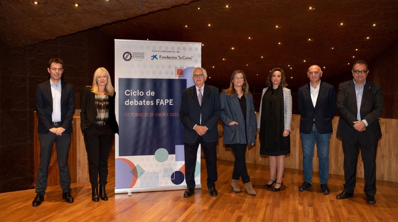 Jesús Morales, Elianne Ros, Nemesio Rodríguez, Carmina Ríos, Ana M. López, Urbano García y Albert Sáez Foto de Elena Hidalgo