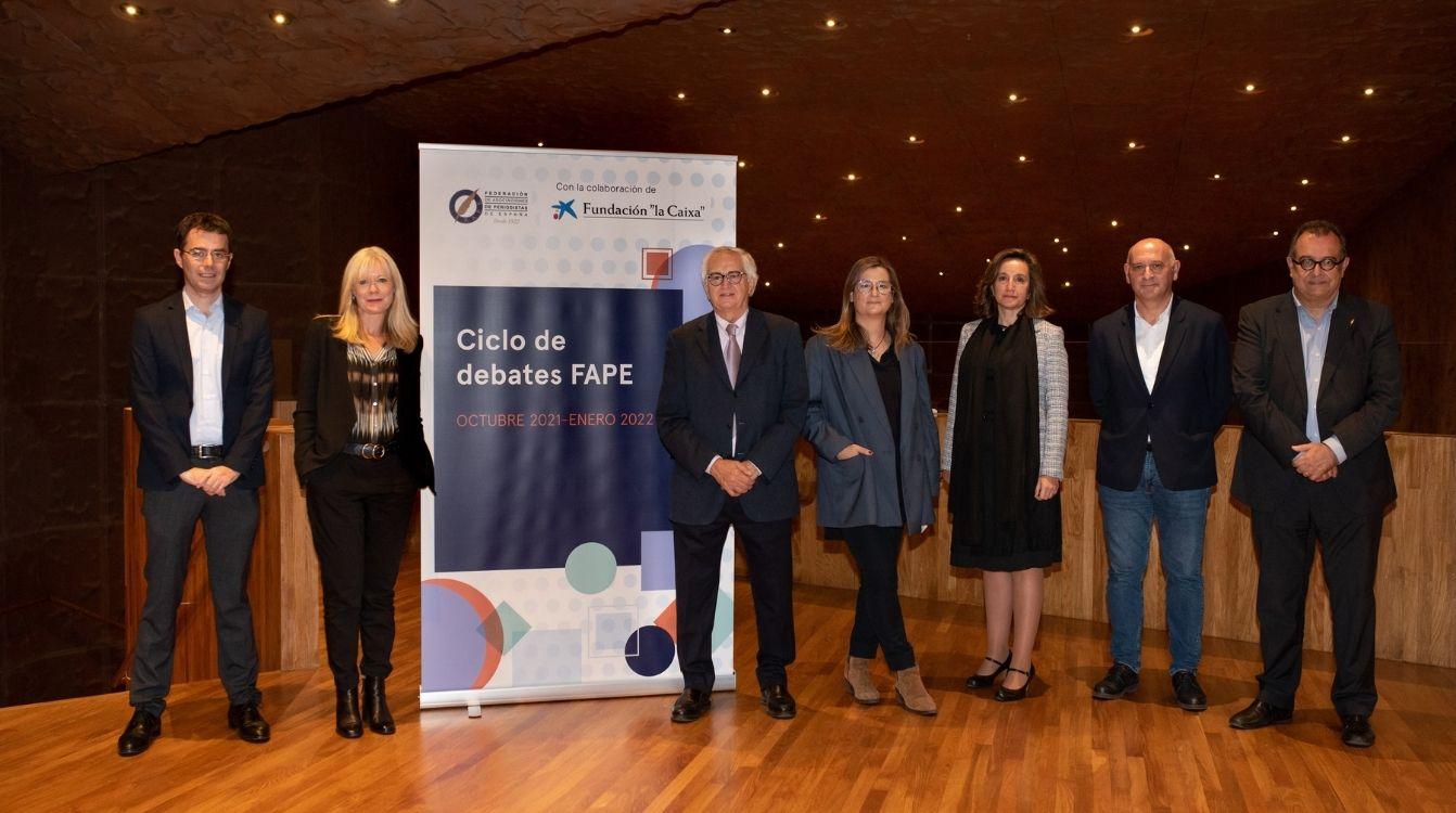 Jesús Morales, Elianne Ros, Nemesio Rodríguez, Carmina Ríos, Ana M. López, Urbano García y Albert Sáez   Foto de Elena Hidalgo