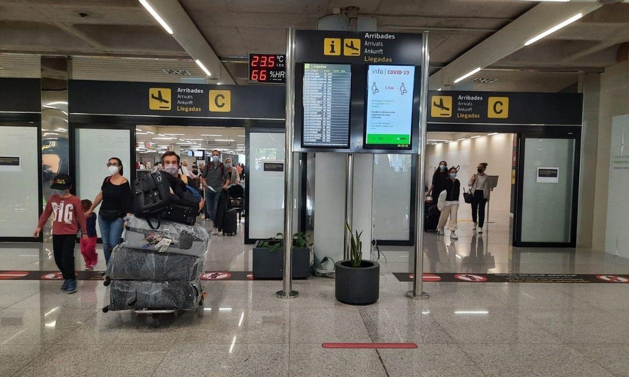 Imagen del interior de aeropuerto de Palma