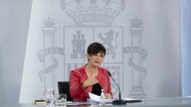 La ministra Portavoz, Isabel Rodríguez, en una comparecencia tras la reunión del Consejo de Ministros