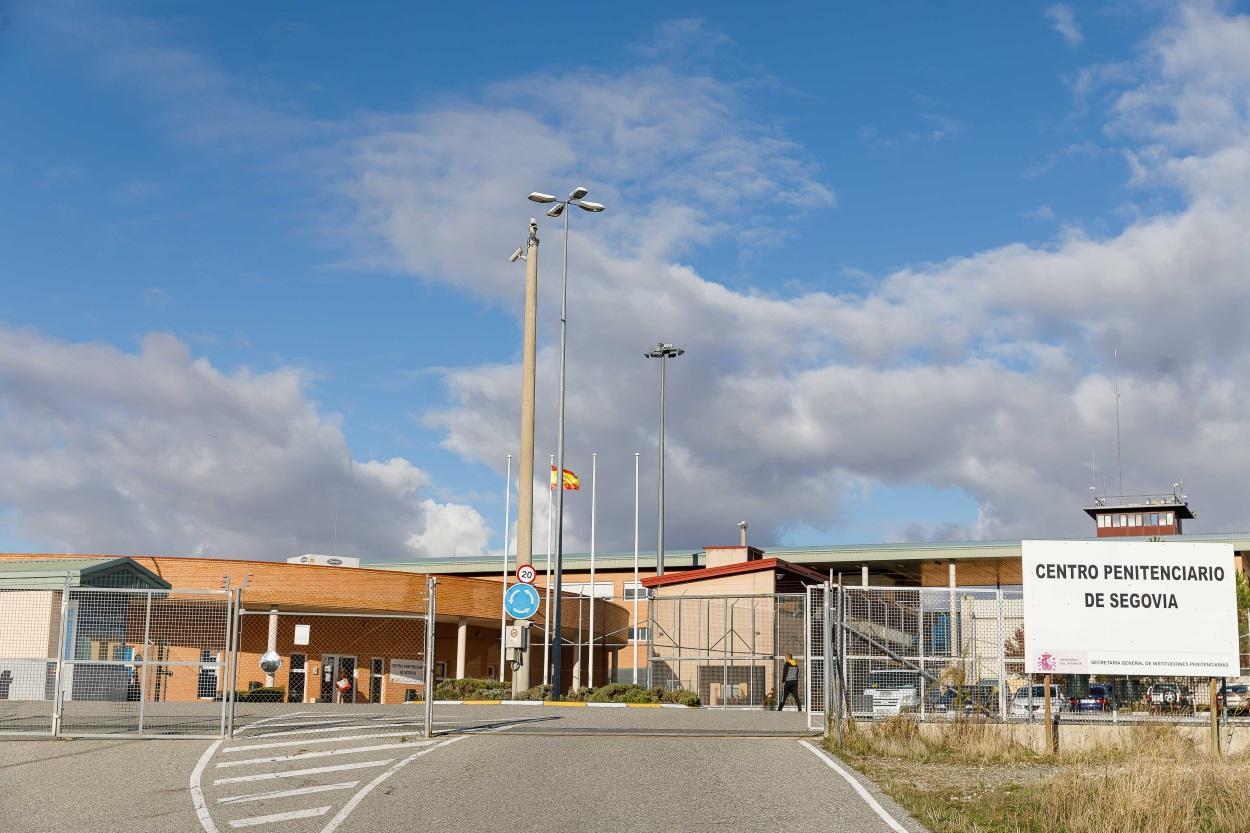 Fachada de la cárcel de Segovia, a 4 de noviembre de 2021