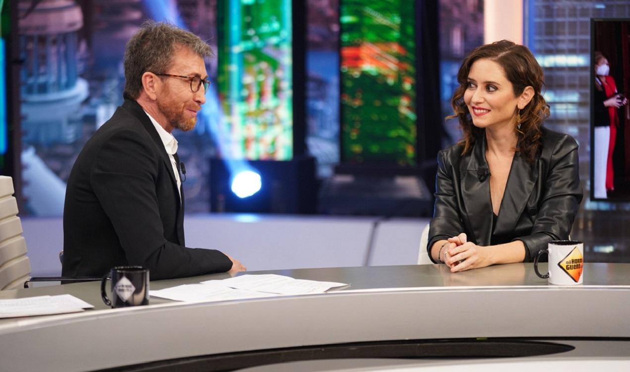 Pablo Motos entrevista a Isabel Díaz Ayuso en 'El Hormiguero'