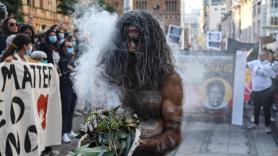 Protestas de aborígenes en Australia a raíz del Black Lives Matters.