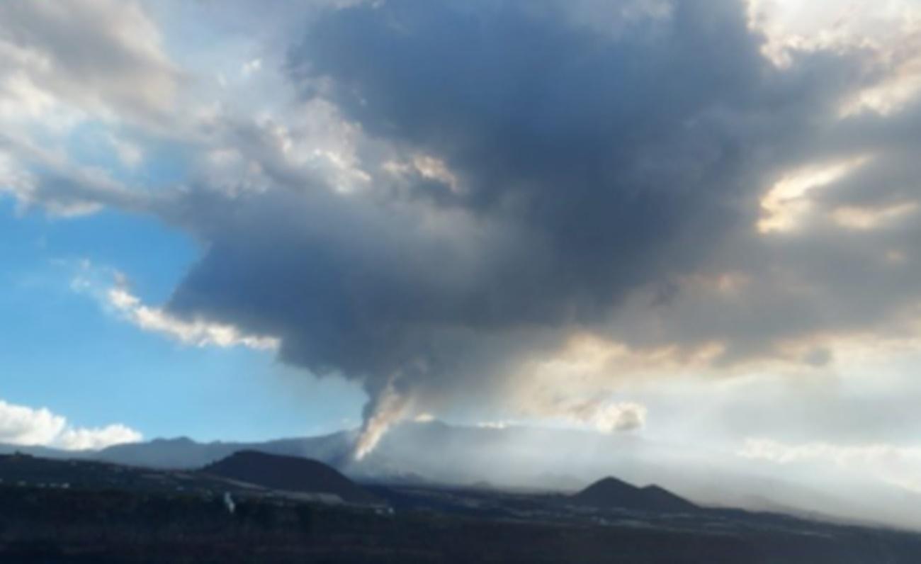 Volcán de La Palma a 14 de noviembre de 2021 (Fuente: INVOLCAN)
