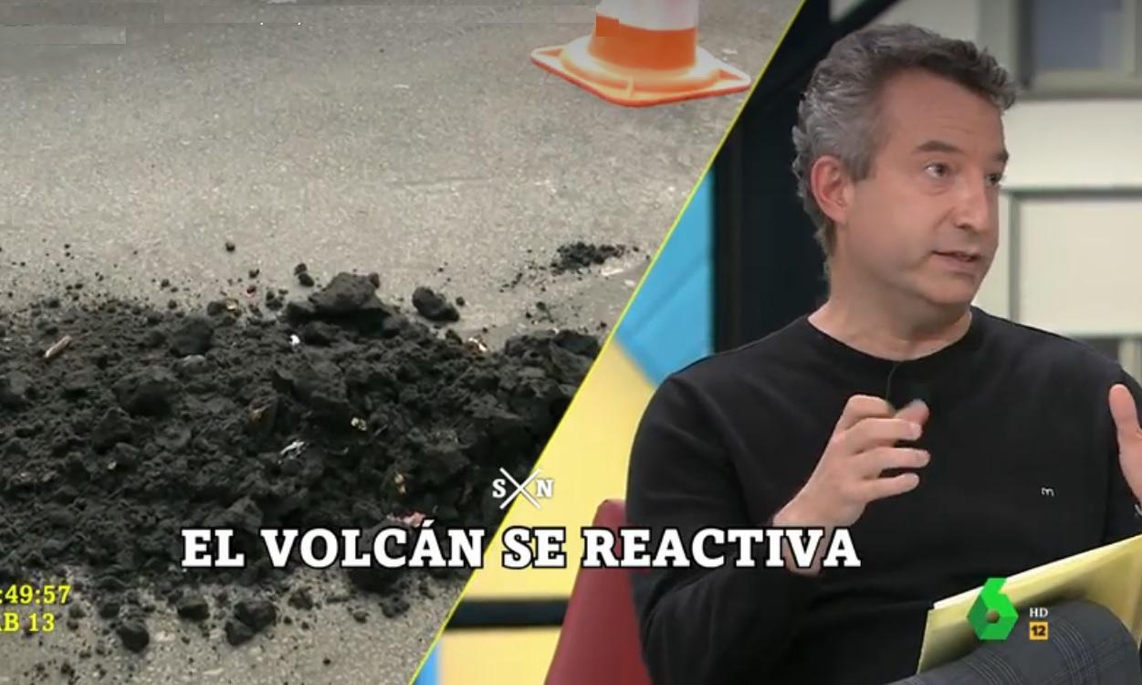 César Carballo avisa de los peligros ocultos del volcán de La Palma. laSexta Noche