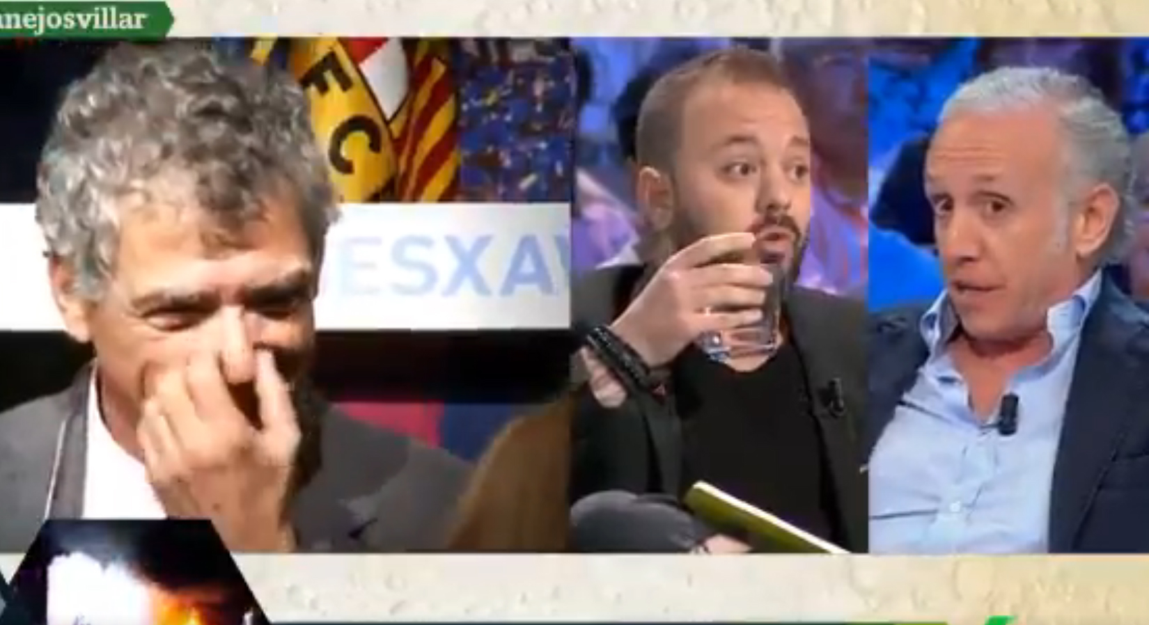 Antonio Maestre y Eduardo Inda discuten sobre Ángel María Villar en La Sexta Noche