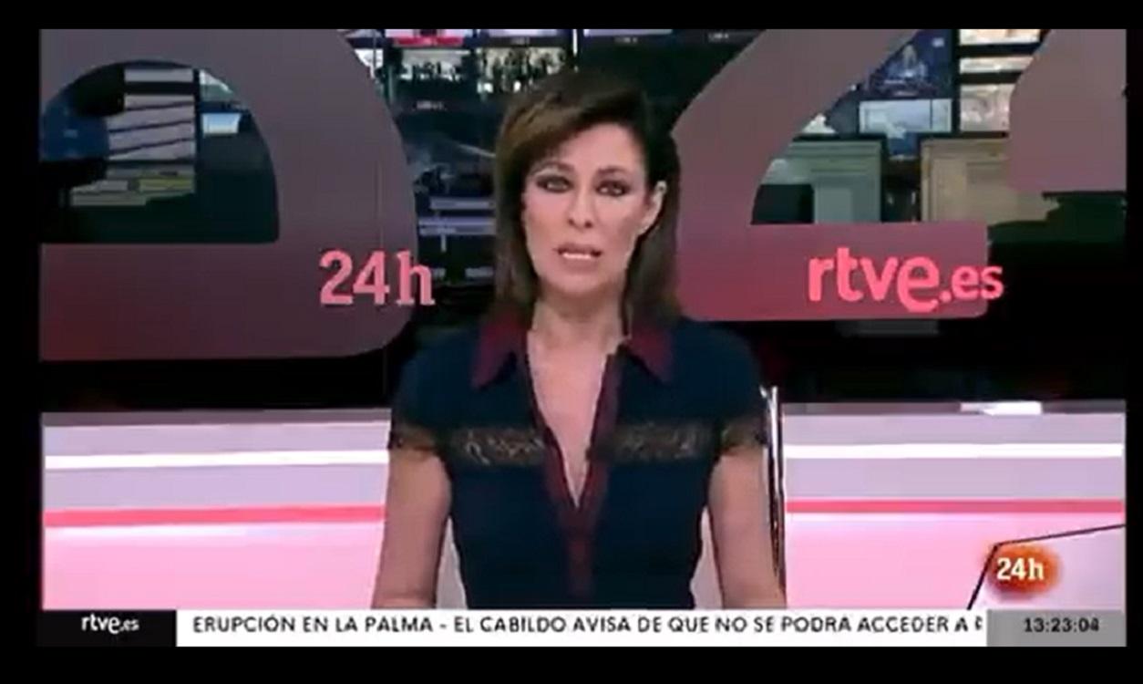 Beatriz Pérez Aranda da paso a una noticia. RTVE.