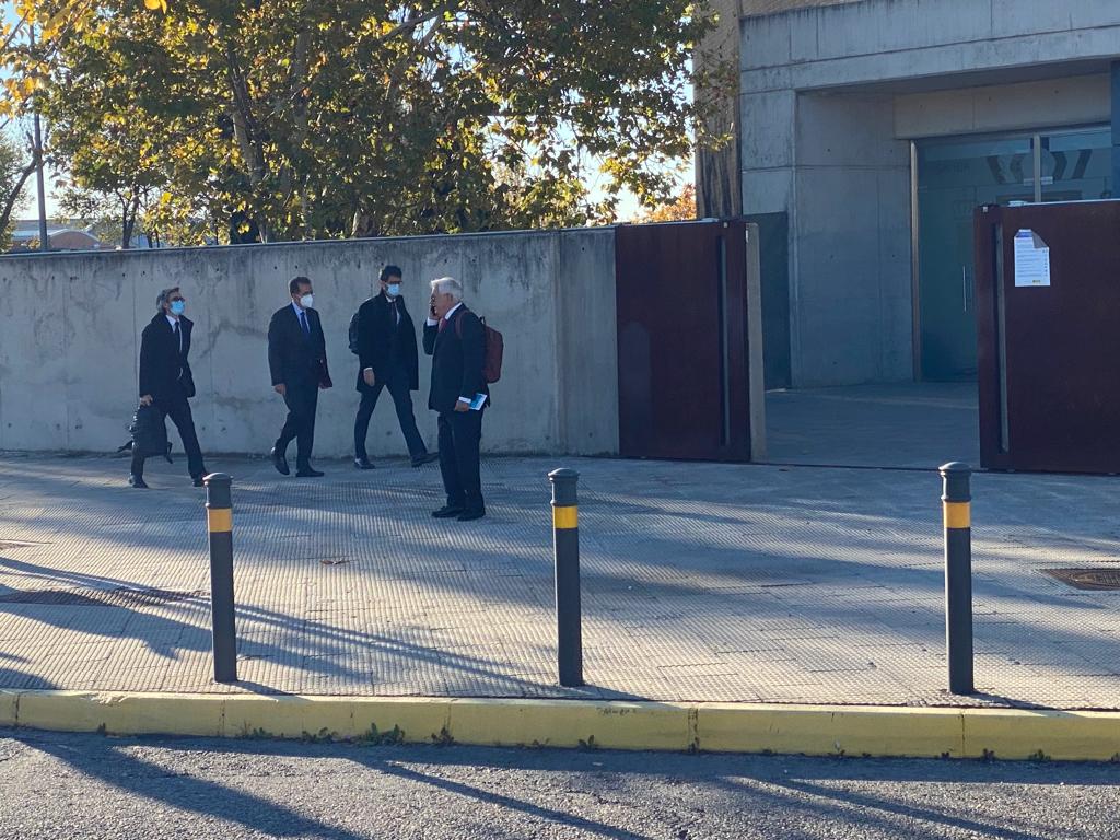 Ulibarri a su llegada a la Audiencia Nacional.