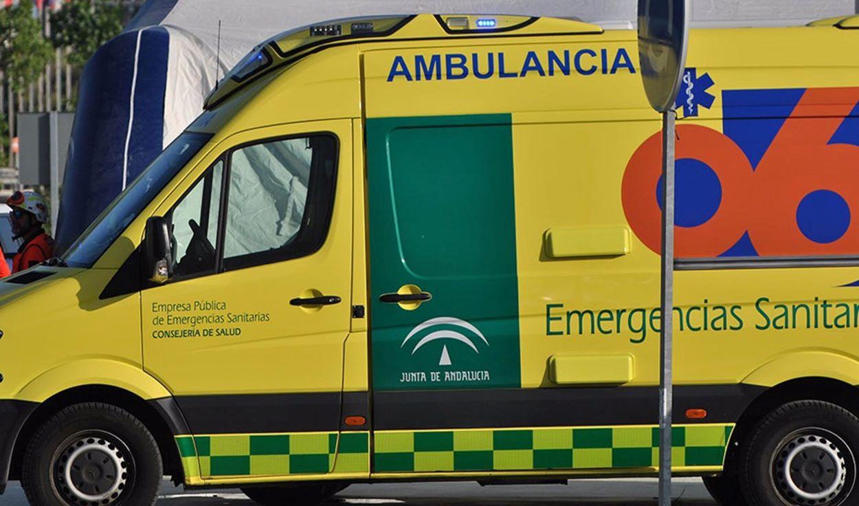 Ambulancia del servicio de emergencias.