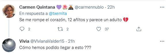 Reacciones tuit Reacciones tuit