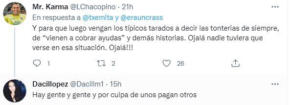 Reacciones tuit 2 Reacciones tuit 2