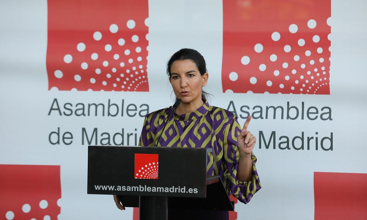 La portavoz de Vox en la Asamblea de Madrid, Rocío Monasterio