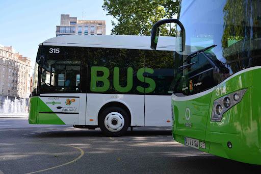 Un autobús de Auvasa en Valladolid.