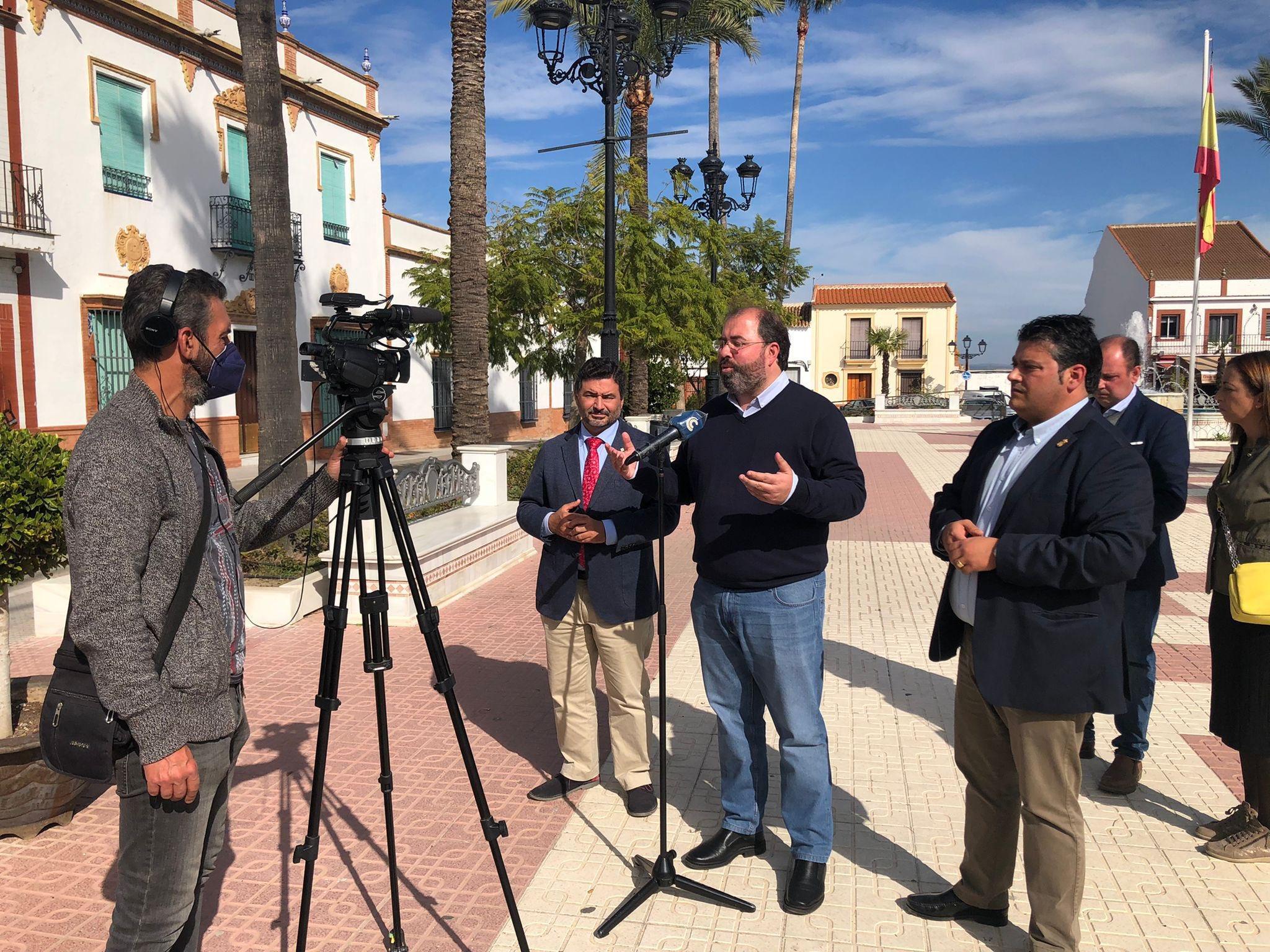 Alberto Casero, en una visita a Huelva como diputado del PP.