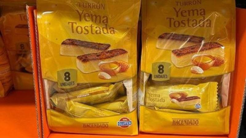 Yema tostada turrón Yema tostada turrón