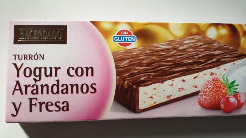 Turrón fresa y yogur Turrón fresa y yogur