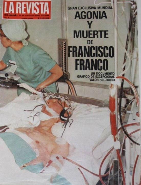 Imagen publicada en La Revista de la agonía de la muerte de Franco