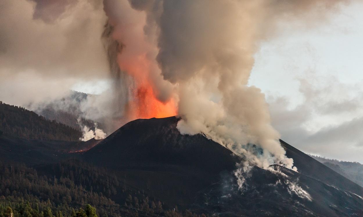 Volcán de Cumbre Vieja, en La Palma. EP