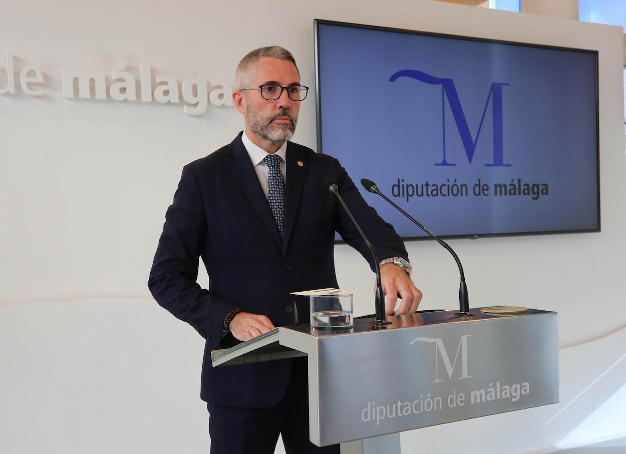 El vicepresidente primero de la Diputación de Málaga, Juan Carlos Maldonado.