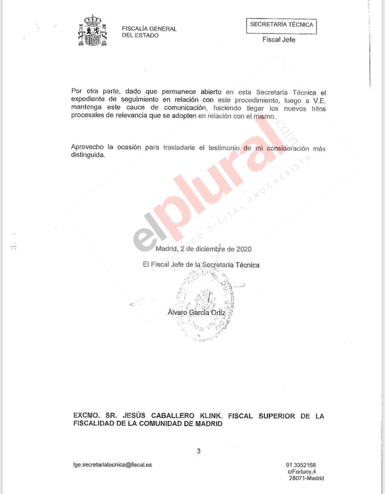 La mano derecha de Dolores Delgado dilató la investigación al fiscal Stampa pese a la petición de archivo