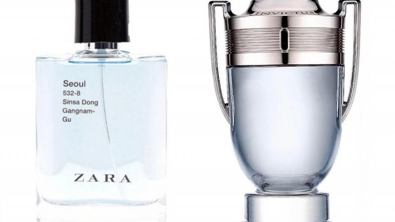 Seoul de Zara e Invictus de Paco Rabanne