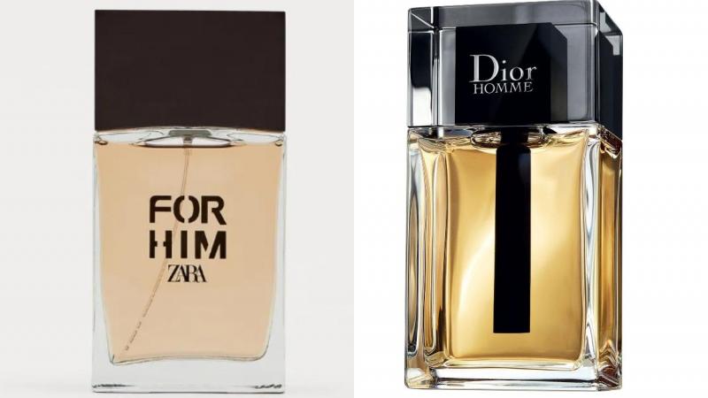 For Him de Zara y Dior Homme