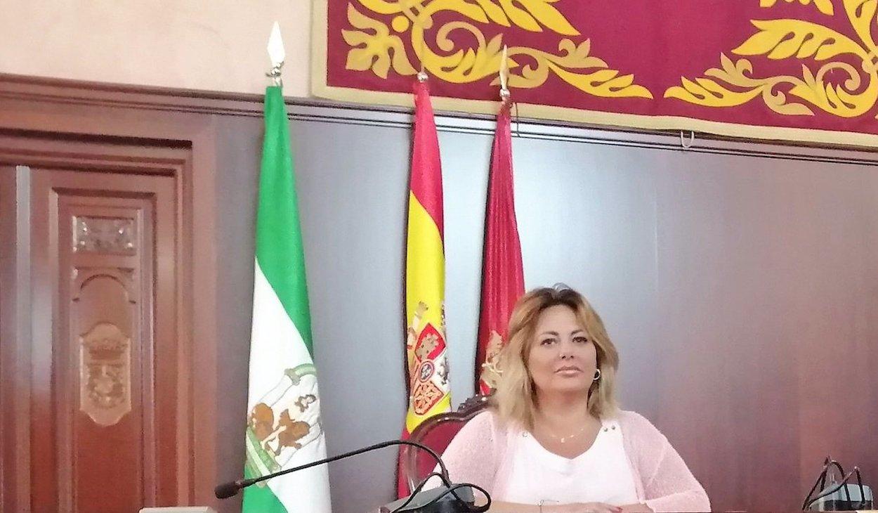 La alcaldesa socialista de Puerto Real, Elena Amaya. AYUNTAMIENTO DE PUERTO REAL