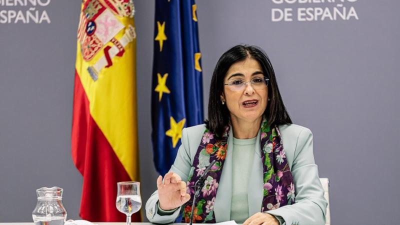 La ministra de Sanidad, Carolina Darias, comparece en rueda de prensa para informar sobre la situación epidemiológica y el desarrollo de la Campaña de Vacunación. EP