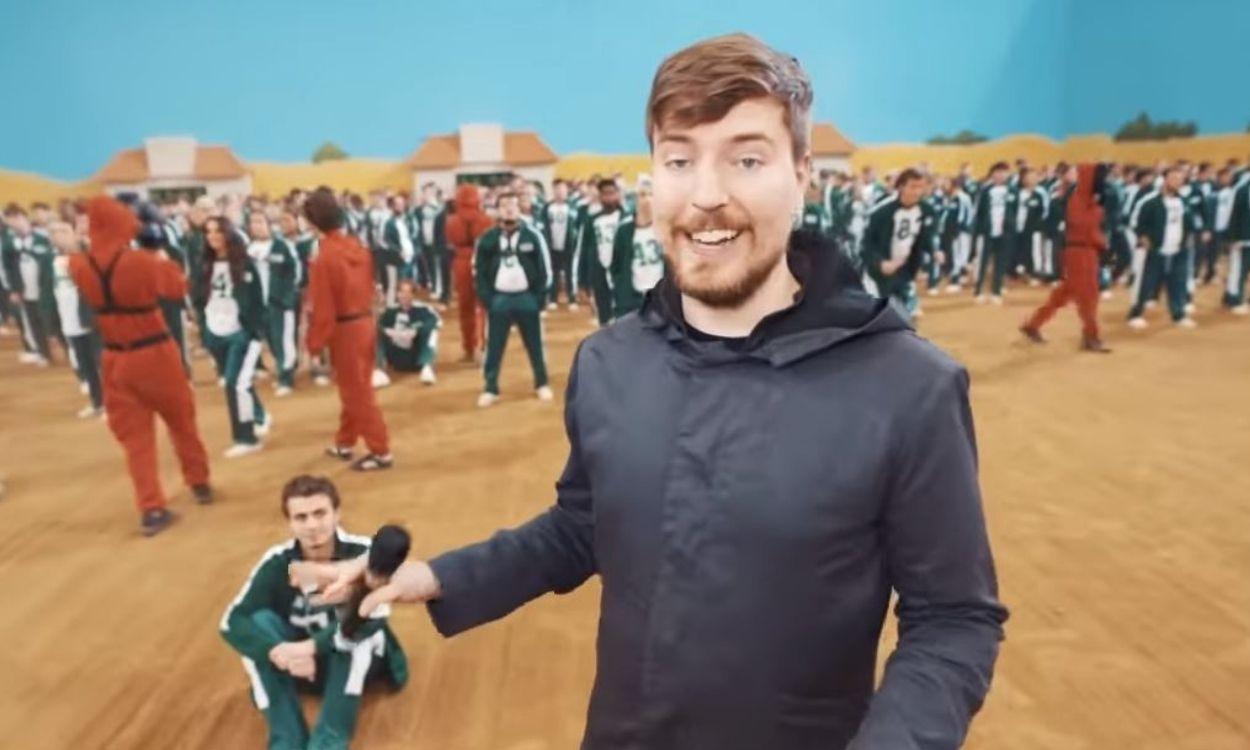 El youtuber Mr Beast se deja 2 millones de euros en recrear los escenarios de El Juego del Calamar. YouTube. 