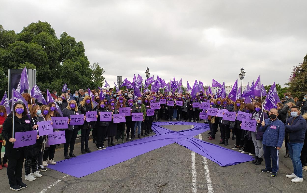 España clama contra la violencia de género. EP