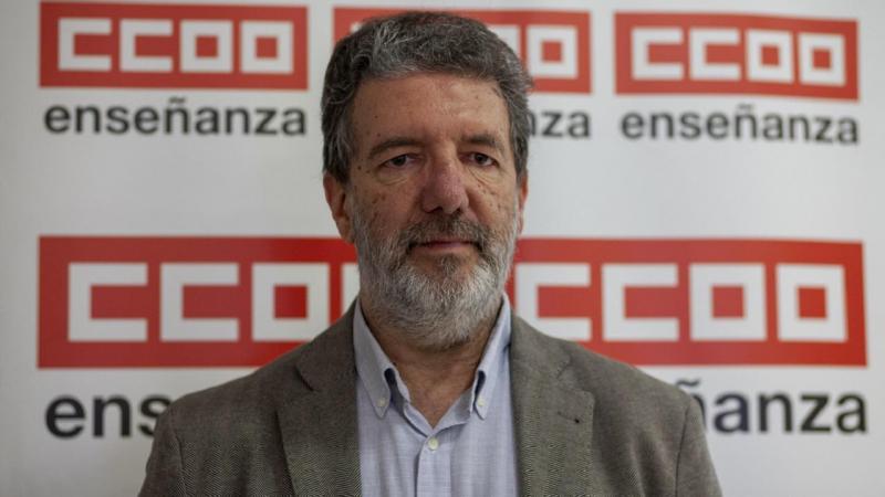 El responsable de Política educativa de CCOO Francisco García. Foto CCOO