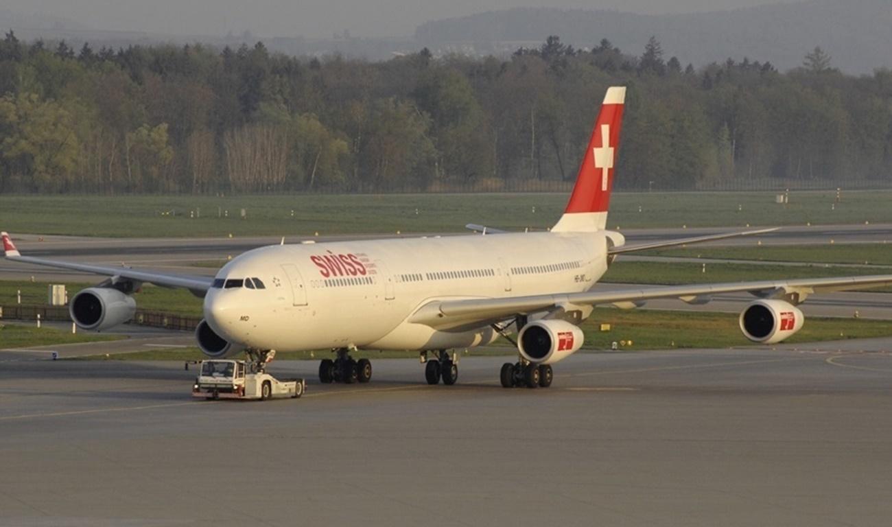 Avión de la compañía Swiss