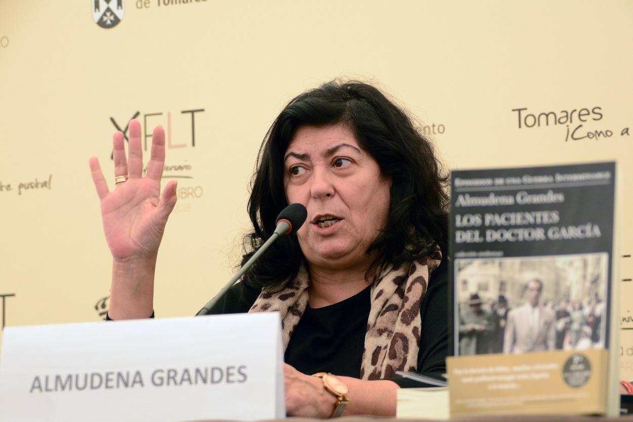 La escritora Almudena Grandes, en una imagen de archivo. Fuente: Europa Press.