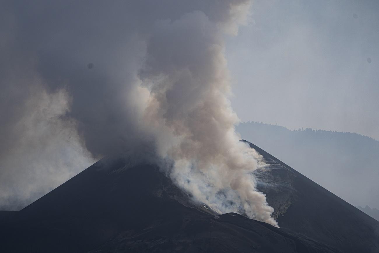 Volcán de La Palma a 24 de noviembre