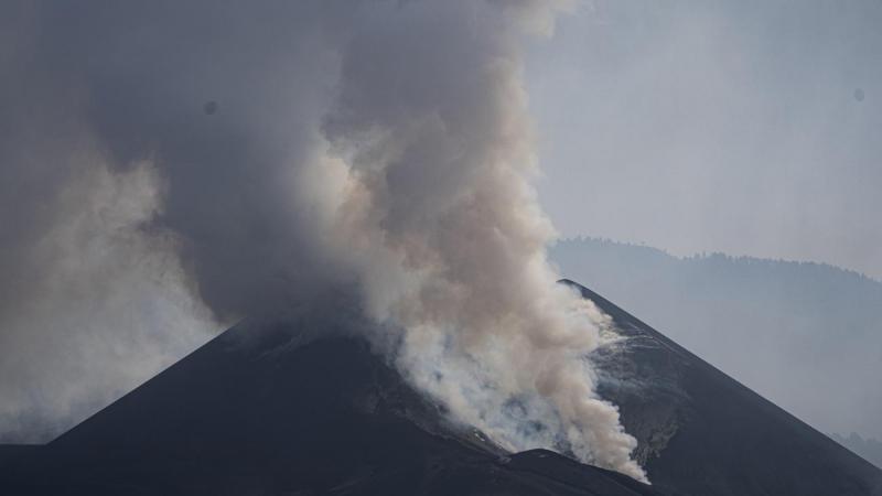 Volcán de La Palma a 24 de noviembre