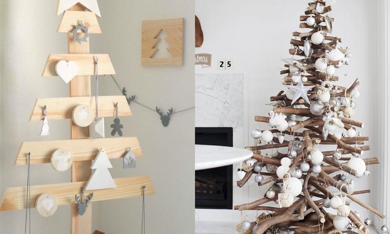 Árbol de Navidad de madera. Pinterest