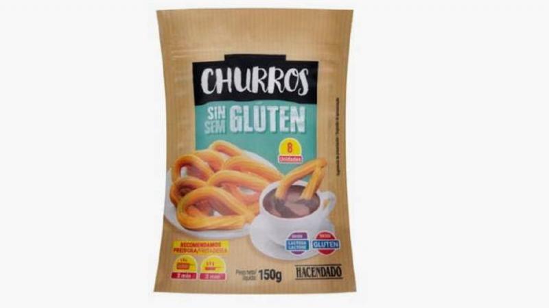 Churros congelados sin gluten ni lactosa. Mercadona