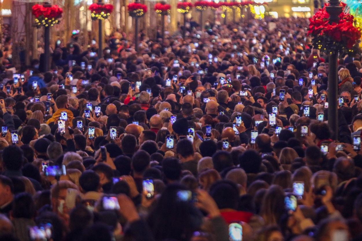 Imagen de fiestas navideñas en Málaga