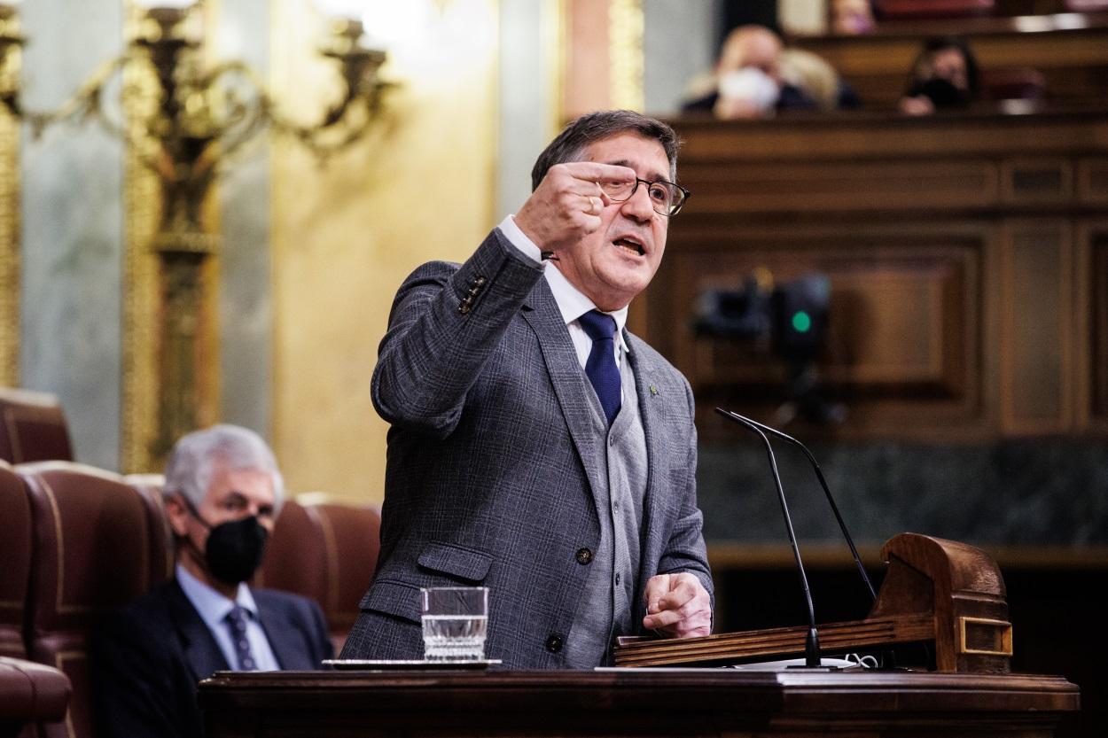 El portavoz del PSOE en el Congreso de los Diputados, Patxi López.